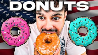 DONUTS por 1ª vez en EEUU 🍩 [upl. by Noral]