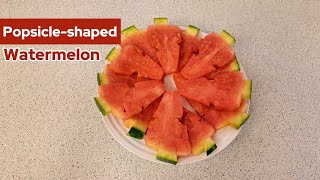 Easy watermelon cuttingplating asmr watermelon fruits [upl. by Lithea]