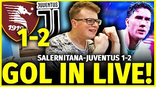 CLAMOROSOOOO GOL IN LIVE LA JUVE VINCE ANCHE QUESTA SALERNITANAJUVENTUS 12 JUVE IMMORTALE [upl. by Analram]