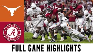 11 Texas vs 3 Alabama  Full Game Highlights  Week 2  2023 College Football [upl. by Us56]