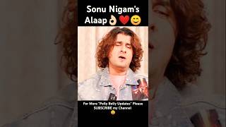 Sonu Nigam Singing ALAAP ❤️👌🏻 sonunigam sonunigamsongs ghajni alaap singing shorts bollywood [upl. by Ecyoj]