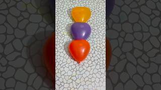 Popping Colorful Water Balloons in Satisfying Sequence shorts satisfying [upl. by Naimed748]