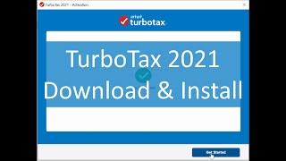 TurboTax 2021  How to Download and Install [upl. by Bayly891]