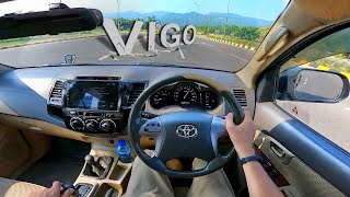 Driving My Toyota Hilux Vigo Champ 🔥  POV Drive VLOG [upl. by Courcy]