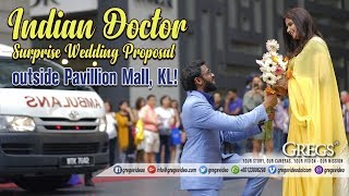 Indian Doctor Surprise Wedding Proposal in PUBLIC  MOST ROMANTIC EVER [upl. by Squire]