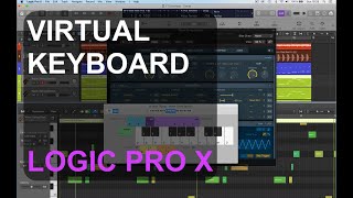 Virtual Keyboard  LOGIC PRO X  SINGLE FUNCTIONS [upl. by Ebner]