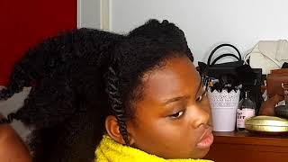 How to blow out 4c hair for easy styling [upl. by Gene658]