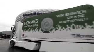 Hermes Fan Tour 2014 bringt die Meisterschale zu den Fans Start am 142014 [upl. by Robb]