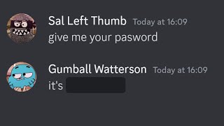 Gumball Gets Scammed in Discord [upl. by Philine147]