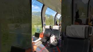 Aboard the Bernina Express First Class Train to Switzerland 🇨🇭 [upl. by Ethbin]