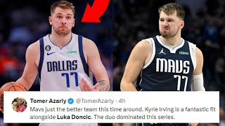 NBA REACT TO LUKA DONCIC VS LOS ANGELES CLIPPERS  MAVERICKS VS CLIPPERS REACTIONS [upl. by Darell]