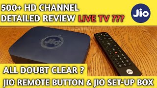 Jio Setup Box Full Review  Jio Setup box Channel list  Installation Price Reset  Jio remote [upl. by Mullen]