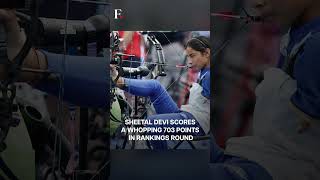 WATCH When Indias Sheetal Devi Hit Bullseye At Paris Paralympics  Subscribe to Firstpost [upl. by Ruphina102]