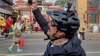 20MI40MI Bike Ride Firecracker Chinatown Los Angeles February 2023 [upl. by Janie]