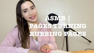 ASMR  PAGES TURNING WITH PAGE RUBBING PAGES FLIPPING PAPER SOUNDS RELAXING 📖 🥰❤️💤 [upl. by Yenaled563]