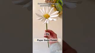 How To Make Paper Oxeye Daisy Flower  DIY Tutorial [upl. by Ayhdnas]