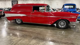 I stopped by gateway classic cars and saw this rare 1957 Chevy Sedan Delivery [upl. by Akelahs]