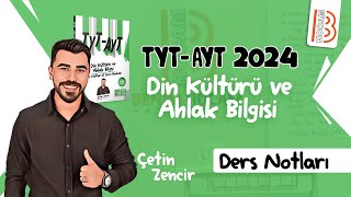 1 TYT  AYT Din Kültürü  İnanç 1  Çetin ZENCİR  2024 [upl. by Mouldon]