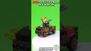 KreO CityVille Invasion Getaway Car amp Jailhawk Minifigure │ Brickollection shorts [upl. by Jahdiel]