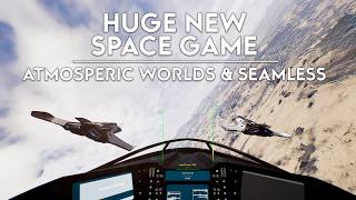 Qanga  MASSIVE Space Game  Seamless Landings Atmospheric Planets and More [upl. by Murrell457]