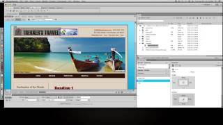 Creating a Template in Dreamweaver [upl. by Khichabia]