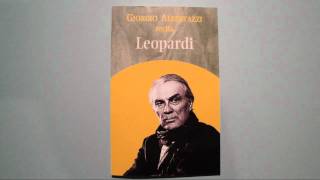 Giacomo Leopardi  A Silvia Giorgio Albertazzi [upl. by Rivy]