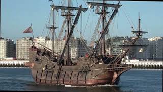 Departure GALEON ANDALUCIA  OOSTENDE VOOR ANKER 2024 [upl. by Nona]