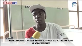 MAJALIWA JACKSON KIJANA SHUPAVU ALIYEOKOA WATU 23 KATIKA AJALI YA NDEGE BUKOBA [upl. by Notsirk]