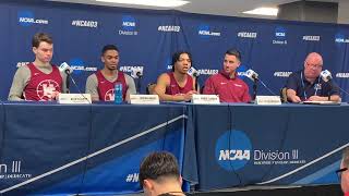 HampdenSydney Basketball National Championship Pregame Press Conference [upl. by Womack590]