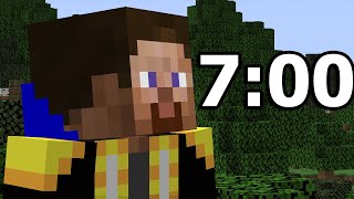 Beating Minecraft in 7 minutes its a weird category [upl. by Enilkcaj]