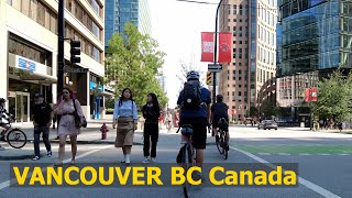 Vancouver BC Canada  4K City Walking Tour 2023 [upl. by Leonhard644]