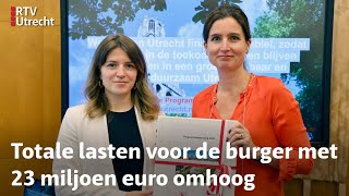 Parkeergarages duurder en ozb omhoog Utrecht in financieel zwaar weer  RTV Utrecht [upl. by Liv]