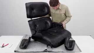 We made a new version video link below How to restore Eames Lounge Chair with broken shock mounts [upl. by Tobey220]