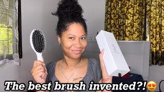 Behairful Pro Detangler Brush Review  The Only Brush You Need [upl. by Assirrac912]