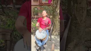 Djembe playing djembe playing music reels [upl. by Ehcar]