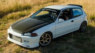 1995 Honda Civic CX  The Boost Box  2013 IMSCC Competitor [upl. by Etteroma]