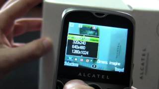 Alcatel OT800 review HD  in Romana   wwwTelefonulTaueu [upl. by Udella294]