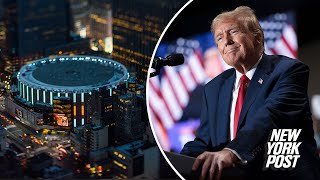 WATCH LIVE Donald Trump holds rally at NYCs Madison Square Garden [upl. by Crabb582]