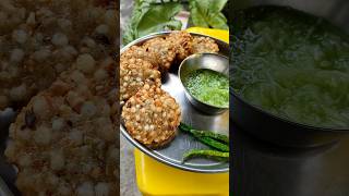 Crispy shabudana vada in air fryer trending shortfeed shorts yummy foodlover navratri tasty [upl. by Frolick111]