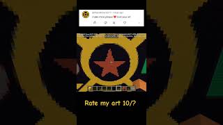 SUBSCRIBER PIXEL ART❤️ minecraft gaming shorts pixelart tiktok artartwork artistpixelartist [upl. by Uda632]