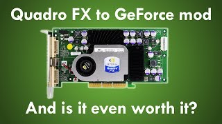 Quadro FX to GeForce mod  And is it even worth it [upl. by Wentworth]