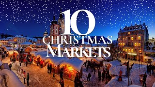 10 Most Beautiful Christmas Markets to Visit in Europe 🎅  Christmas Markets 2023 [upl. by Aniroz]