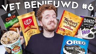 BIJZONDER ETEN uit de SUPERMARKT PROBEREN 🍰🍫🍟  Vet Benieuwd 6 [upl. by Sybille]