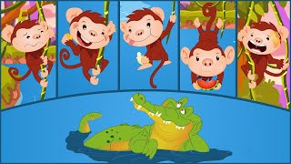 Kids learn English through songs Teasing Mr Crocodile  Kid Song  Elephant English [upl. by Evangeline]