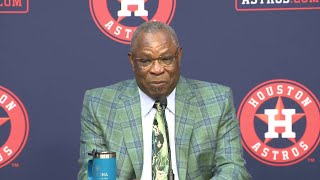 Dusty Baker hopes to find a new calling after retiring as Astros manager [upl. by Zora413]