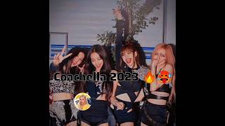 From Coachella 2019 to Coachella 2023 💗 🖤 shorts shortsfeed blackpink 1millionviewscoachella [upl. by Nerak]