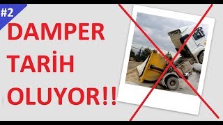 DAMPERLİ KAMYONLAR MAZİDE KALIYORİŞTE YENİ NESİL DAMPERLİ KAMYON [upl. by Kedezihclem765]