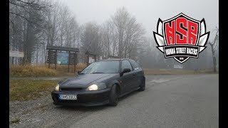 Honda civic b16  ek4  street race [upl. by Eylhsa]