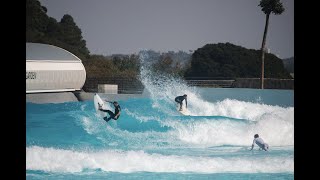 High performance surf session in the Wavegarden Cove of Praia da Grama Brazil [upl. by Ewens]