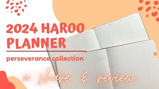 Planner Review  Haroo 2024 PERSEVERANCE Collection [upl. by Dreyer787]